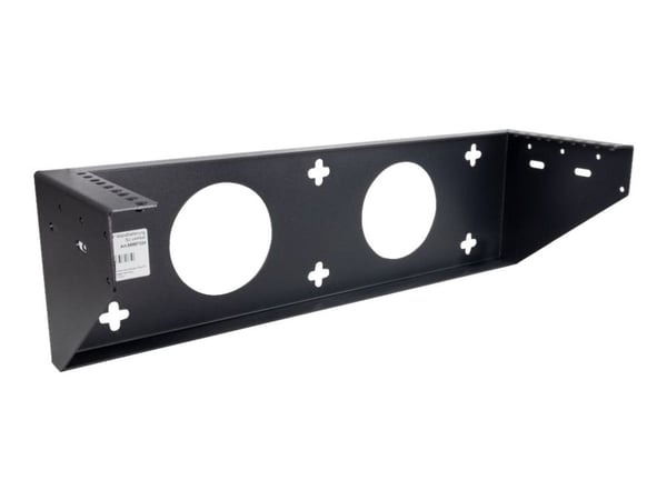 Inter-Tech - Brakettsett (vertikal) - veggmonterbar - RAL 9005 - 3U - 19"