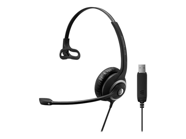 EPOS I SENNHEISER IMPACT SC 230 USB - 200 Series - kuulokkeet - på øret - kabling - USB - sort, sølv