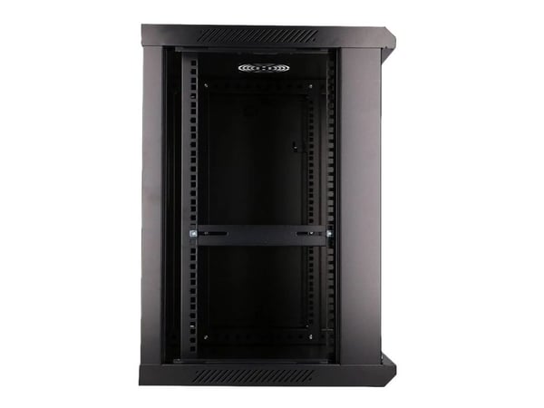 Extralink - Rack skap - 600x450 mm - veggmonterbar - svart - 12U - 19"