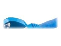 Netrack - Patchkabel - RJ-45 (han) til RJ-45 (han) - 3 m - S/FTP - CAT 5e - formet, knastfri - blå