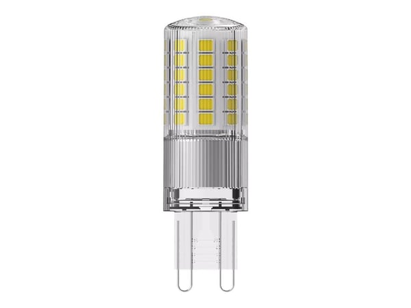 OSRAM LED STAR+ - LED-lyspære - form: PIN - klar finish - G9 - 4 W (ekvivalent 40 W) - klasse E - varmt hvitt lys - 2700 K