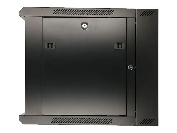 Extralink AZH - Rack skap - swing type - veggmonterbar - svart - 12U - 19"