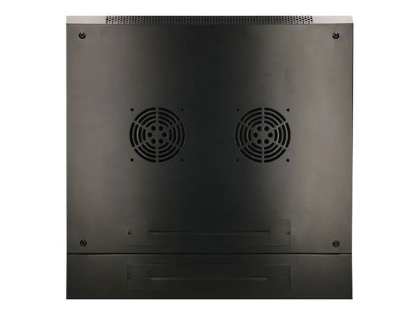 Extralink AZH - Rack skap - swing type - veggmonterbar - svart - 12U - 19"