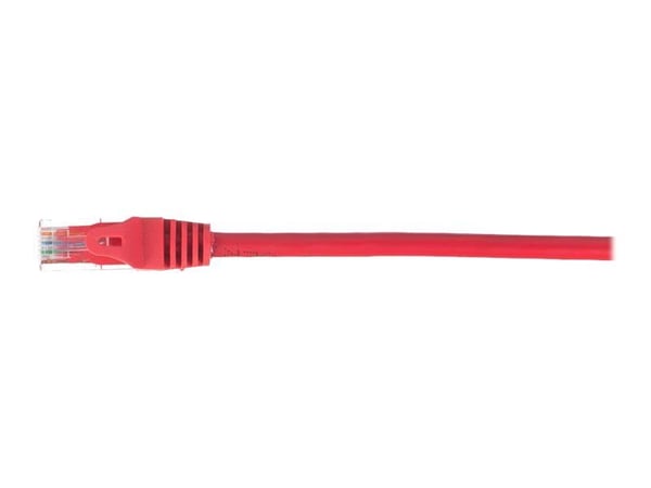 Netrack - Patchkabel - RJ-45 (han) til RJ-45 (han) - 25 cm - UTP - CAT 5e - booted, knastfri - rød