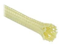 Delock - Flätad ärm - 2 m - gul
