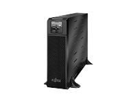 Fujitsu - UPS (rackmonterbar/extern) - AC 220 - 240/380 - 415 V - 8000 Watt - 8000 VA - utgångskontakter: 10 - 6U - 19" - svart