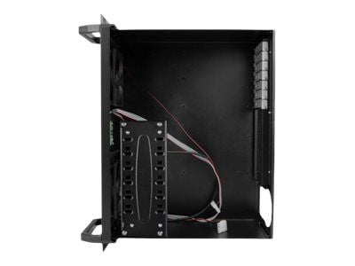 Lanberg - Rack-monterbar - 4U - ATX - ingen strømforsyning - sort - USB