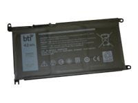 BTI - Batteri til bærbar PC (tilsvarer: Dell 1VX1H, Dell VM732, Dell YRDD6) - litiumpolymer - 3-cellers - 3500 mAh - 40 Wh - for Dell Inspiron 14 5...