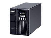 CyberPower OLS1000EA, Taajuuden kaksoismuunnos (verkossa), 1 kVA, 900 W, Pure sine, 160 V, 300 V