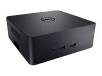 Dell Dual USB-C Thunderbolt Dock TB18DC - Dokkingstasjon - USB-C / Thunderbolt 3 - VGA, HDMI, DP, Mini DP, Thunderbolt - 1GbE - 210 watt - for Prec...