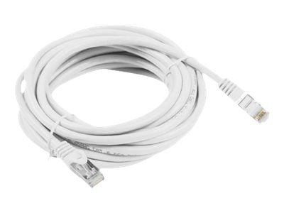 Lanberg - Patch-kabel - RJ-45 (hane) till RJ-45 (hane) - 5.7 mm - F/UTP (folieöverdraget oskärmat tvinnat par) - CAT 6 - formpressad, hakfri, tvinn...