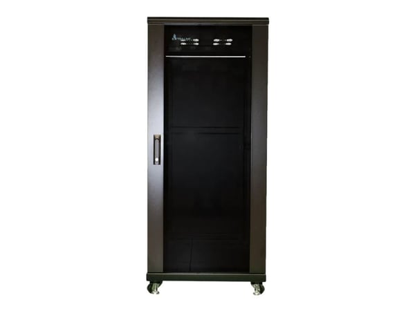 Extralink - Rack skap - 800x800 mm - står på gulv - svart - 37U - 19"