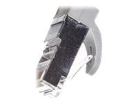 Netrack - Patchkabel - RJ-45 (han) til RJ-45 (han) - 1 m - S/FTP - CAT 5e - formet, knastfri - grå