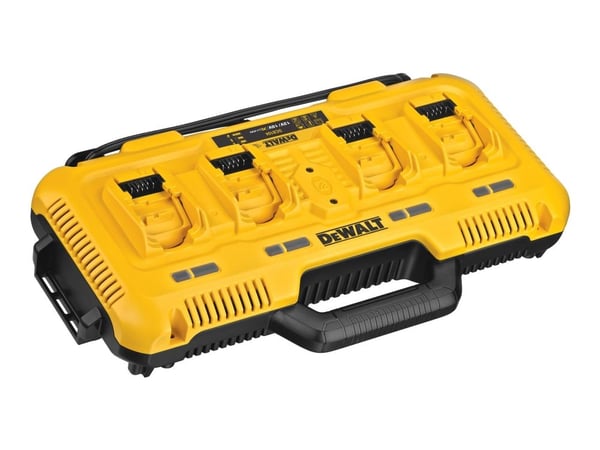 DeWALT DCB104-QW 18 V / 54 V XR 4-portars batteriladdare - 4 x 8 A