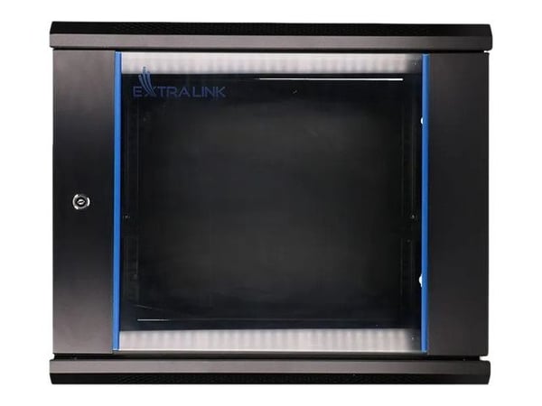 Extralink - Rack skap - veggmonterbar - svart - 9U - 19"