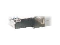 Netrack - Patchkabel - RJ-45 (han) til RJ-45 (han) - 1 m - S/FTP - CAT 5e - formet, knastfri - grå
