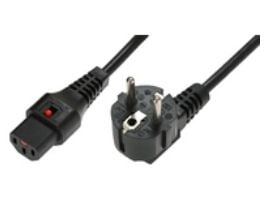 MicroConnect - Strømkabel - CEE 7/7 (han) til IEC 60320 C13 - 1 m - lajittelu