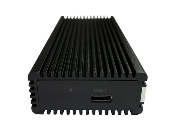 LC Power LC-M2-C-MULTI-RGB - Drevkabinett - M.2 - M.2 NVMe Card / SATA 10Gb/s - USB 3.2 (Gen 2) - svart