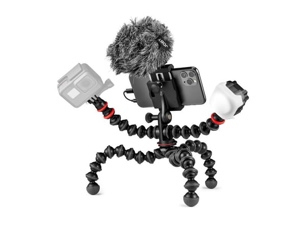 Joby JB01645-BWW, 3 ben, Sort, Rød, 540 g