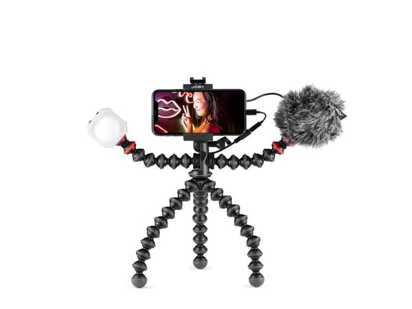 Joby JB01645-BWW, 3 ben, Sort, Rød, 540 g