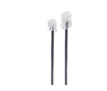 shiverpeaks BS70265, 15 m, RJ11, RJ45, Svart, Hankjønn, Hankjønn
