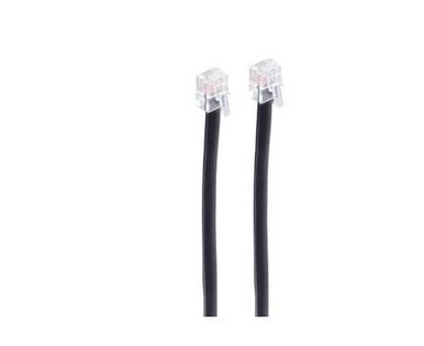 shiverpeaks BS70083-6/6, 3 m, RJ12, RJ12, Sort, Hankjønn, Hankjønn