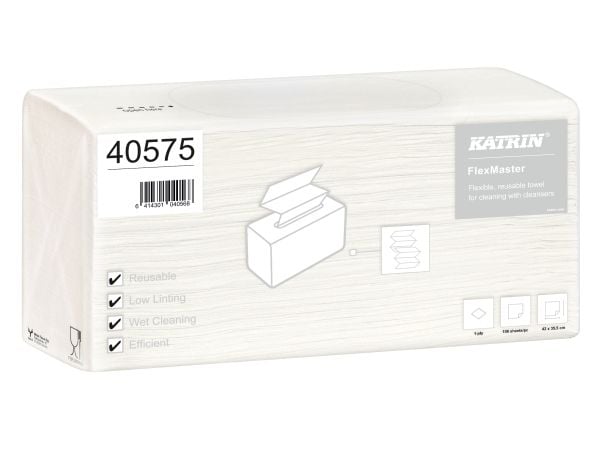 Katrin FlexMaster, Stoff, Hvit, 420 mm, 355 mm, 100 stykker, 360 mm