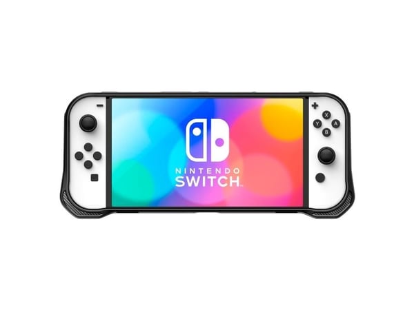 Spigen ACS04020, Etui, Nintendo, Sort, Polykarbonat (PC), Termoplastisk polyuretan (TPU), Nintendo Switch OLED, Støtbestandig, Ripebestandig