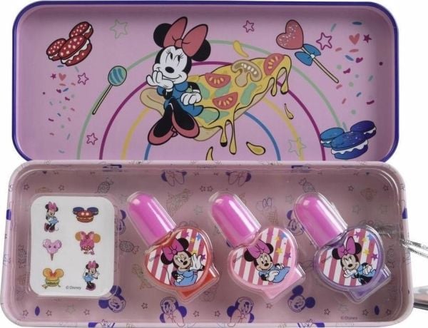 Markwins metalllakker. Minnie Mouse-etui