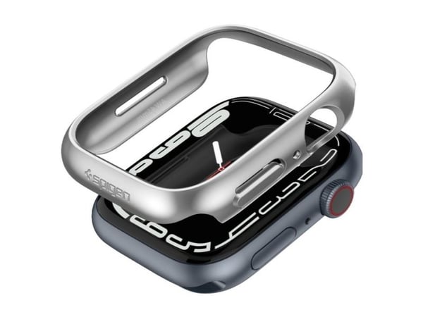 Spigen ACS04178, Etui, Smartklokke, Grafitt, Apple, Watch Series 7 (45mm), Polykarbonat (PC)