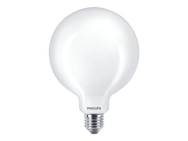 Philips - LED-lyspære - form: G120 - mattslipt finish - E27 - 10.5 W (ekvivalent 100 W) - klasse D - varmt hvitt lys - 2700 K