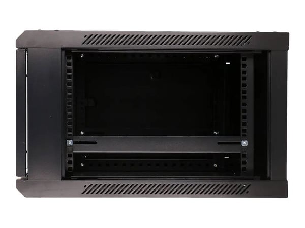 Extralink EX.7232, Seinään asennettava laitekehikko, 6U, 30 kg, Näppäinlukko, Kotelon kiskot, Castor-pyörät