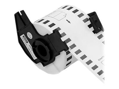 Qoltec - Hvit - Roll (6.2 cm x 30.48 m) 1 kassett(er) merketape - for Brother QL-1050, QL-500, QL-550, QL-560, QL-570, QL-600, QL-650, QL-710, QL-7...