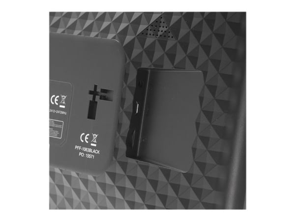 DENVER FRAMEO PFF-1063BLACK - Digital fotoramme - 16 GB - 10.1" - 1920 x 1080 - svart