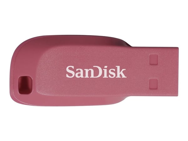 SanDisk Cruzer Blade - USB-flashstasjon - 32 GB - USB 2.0 - elektrisk rosa