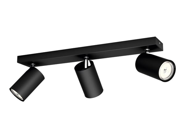 Philips myLiving Kosipo kohdevalaisin 3x, Pinta-asennettavat spottivalot, GU10, 3 lamppu(a), LED, 220-240 V, Musta