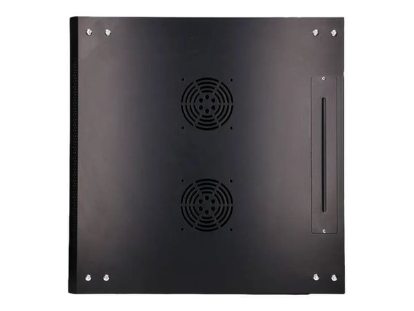 Extralink - Rack skap - 600x600 mm - veggmonterbar - svart - 6U - 19"