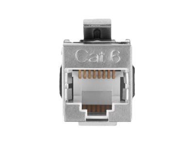 Lanberg KSF6-3090 - Modulaarinen liitin (kytkin) - CAT 6 - FTP - RJ-45 - hopea