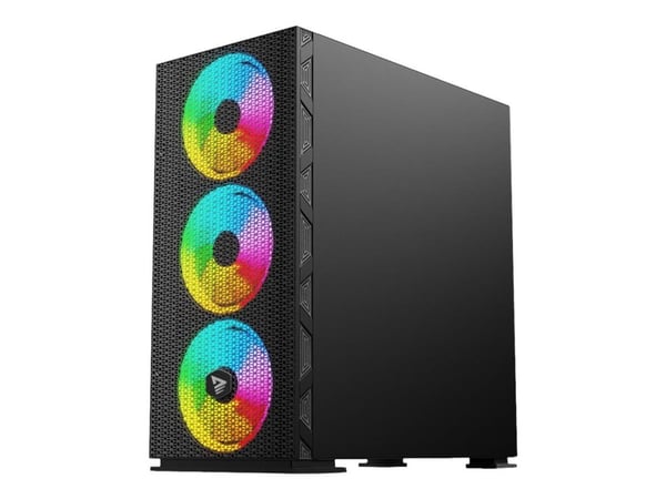 SAVIO Raptor X1 ARGB Mesh / Glass - Mid tower - ATX - ingen strömförsörjning - USB/ljud