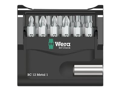 Wera Bit-Check 12 Metal 1 - Ruuvimeisselisarja - 12 kappaletta