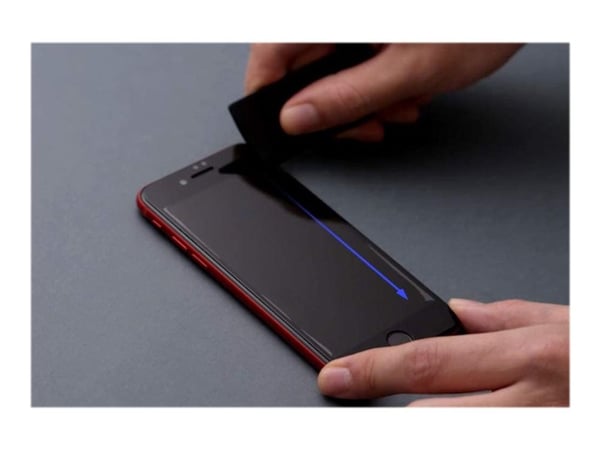 Spigen GLAS.tR AlignMaster - Skjermbeskyttelse for mobiltelefon - glass - rammefarge svart - for Apple iPhone 7, 8, SE (2nd generation)