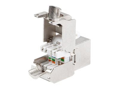 Lanberg KSF7-2000 - Modulinnlegg - CAT 7 - FTP - RJ-45 - sølv