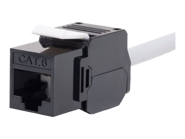 Netrack - Modulinnlegg - CAT 6 - UTP - RJ-45 - svart