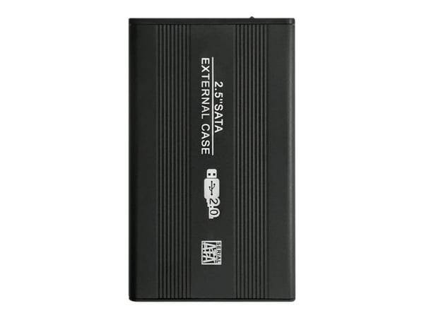 Qoltec - Lagringspakke - 2,5" - SATA 6Gb/s - USB 2.0 - svart