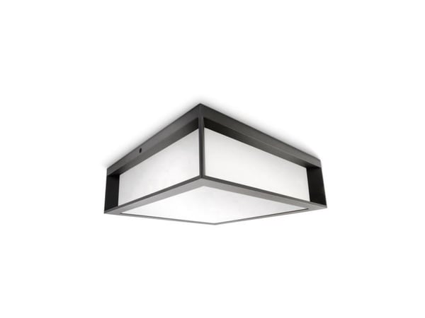 Philips EcoMoods Utendørs lysarmaturer, Taklys, Antrasitt, Aluminium, IP44, Inngang, II