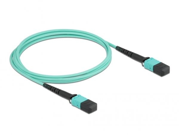 Delock - Langlinjekabel - MPO-multimodus (hunn) til MPO-multimodus (hunn) - 2 m - 3 mm - fiberoptisk - 50 / 125 mikroner - OM4 - halogenfri - akvam...