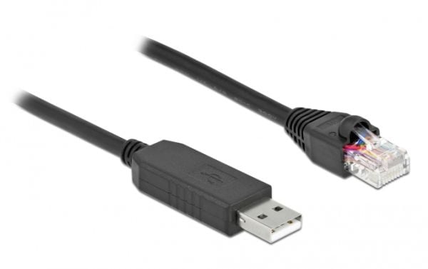 DeLOCK 64160, 1 m, USB A-tyyppi, RJ-45