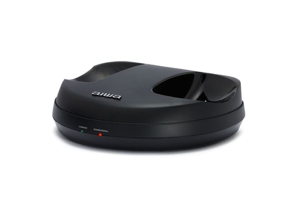Aiwa WHF-930D, Trådløs, TV, 40 - 18000 Hz, 256 g, Hodetelefoner, Sort