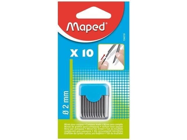 Maped - Kompassbly - 2 mm (en pakke 10)