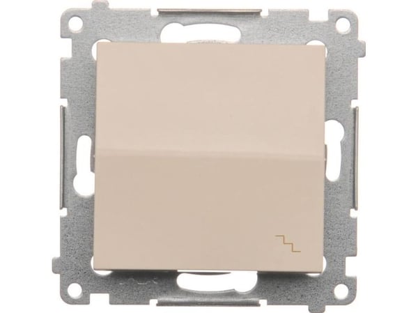 Kontakt-Simon DW6A.01/41, Muovi, Valkoinen, IP20, IP44, 250 V, 16 A, 75 mm